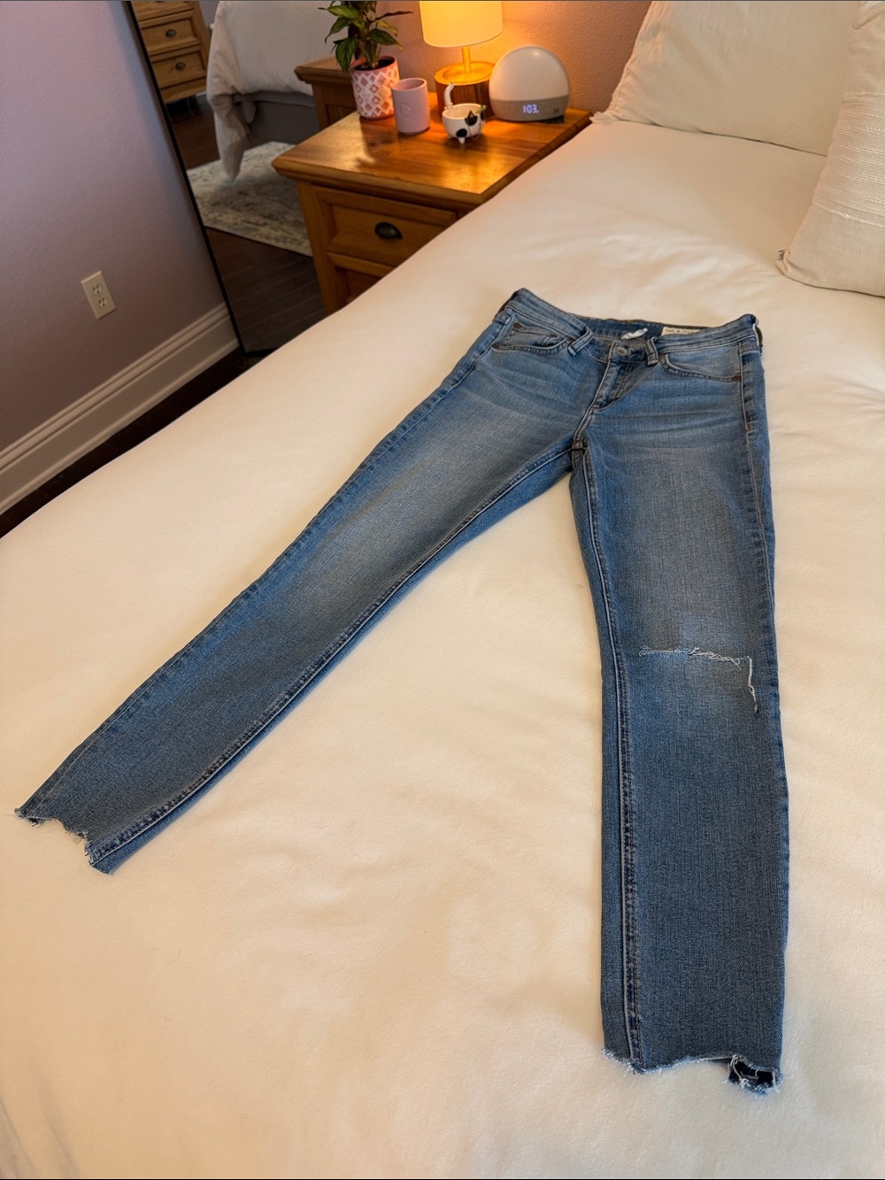 rag & bone Cate mid-rise ankle skinny jean - size 25